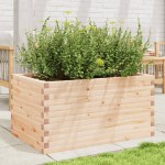 vidaXL Jardinieră de grădină, 90x60x45,5 cm, lemn masiv de pin vidaXL Jardinieră de grădină, 90x60x45,5 cm, lemn masiv de pin