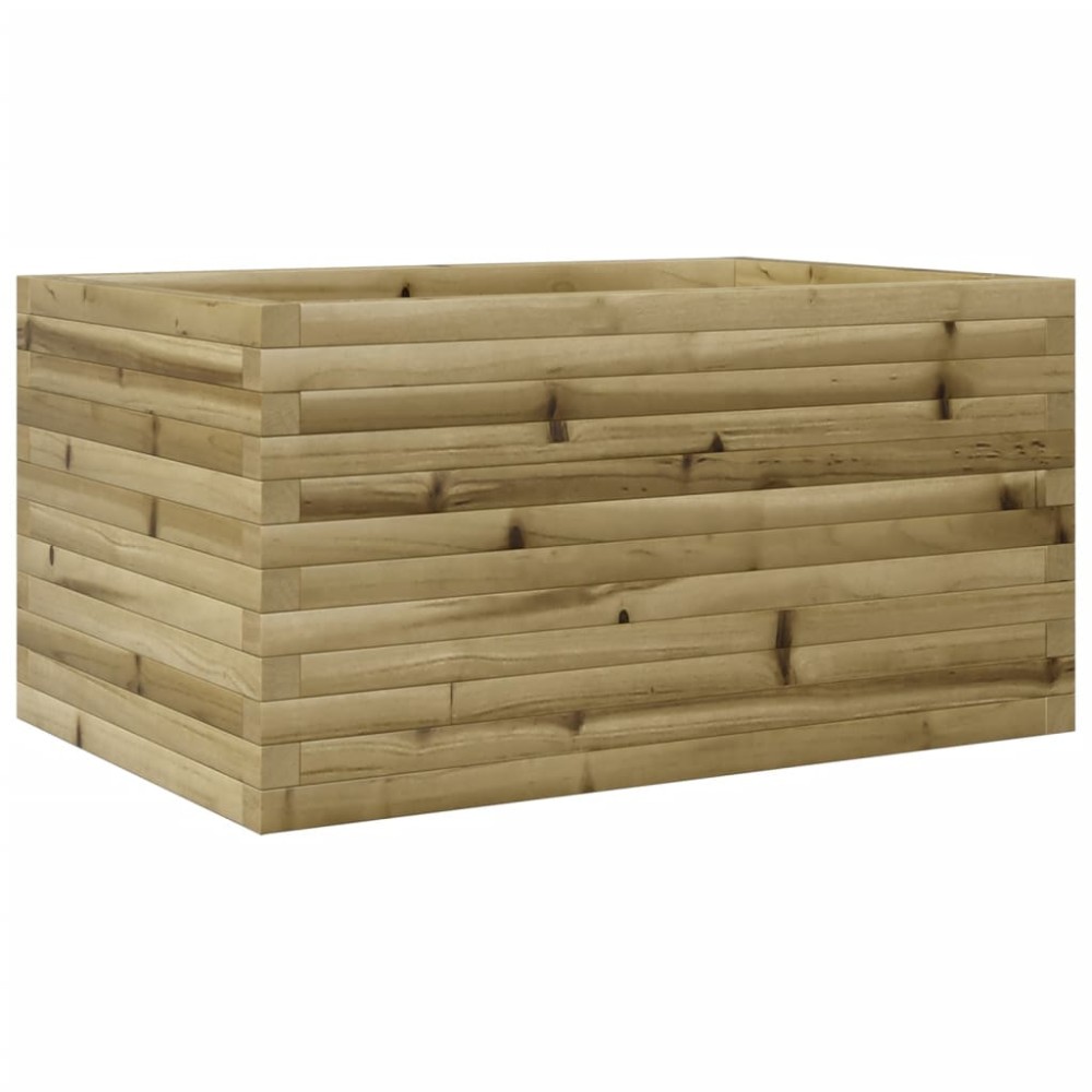 vidaXL Jardinieră de grădină, 90x60x45,5 cm, lemn de pin impregnat