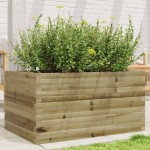 vidaXL Jardinieră de grădină, 90x60x45,5 cm, lemn de pin impregnat vidaXL Jardinieră de grădină, 90x60x45,5 cm, lemn de pin impregnat