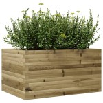 vidaXL Jardinieră de grădină, 90x60x45,5 cm, lemn de pin impregnat vidaXL Jardinieră de grădină, 90x60x45,5 cm, lemn de pin impregnat