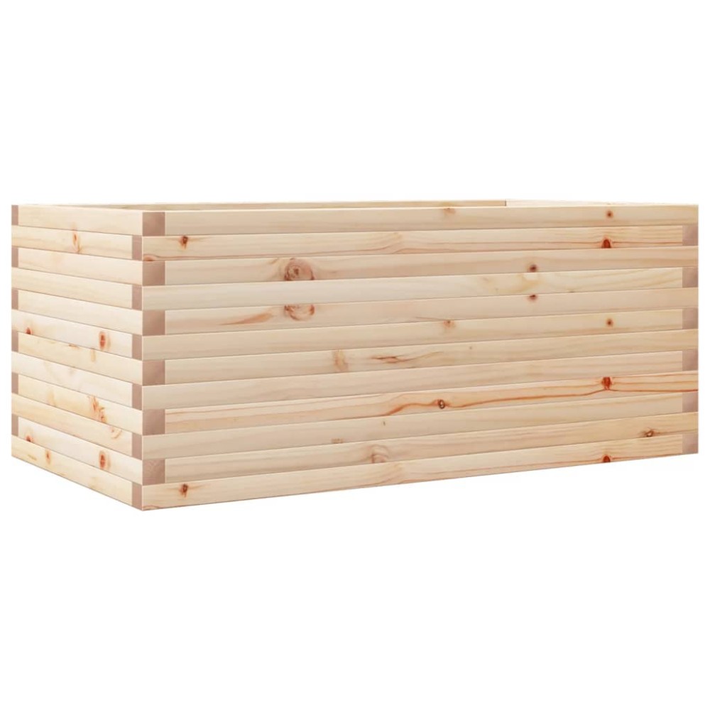 vidaXL Jardinieră de grădină, 110x60x45,5 cm, lemn masiv de pin