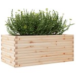 vidaXL Jardinieră de grădină, 110x60x45,5 cm, lemn masiv de pin
