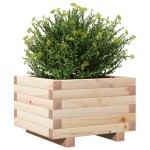 vidaXL Jardinieră de grădină, 40x40x26,5 cm, lemn masiv de pin vidaXL Jardinieră de grădină, 40x40x26,5 cm, lemn masiv de pin