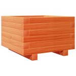 vidaXL Jardinieră grădină, maro ceruit, 40x40x26,5 cm, lemn masiv pin vidaXL Jardinieră grădină, maro ceruit, 40x40x26,5 cm, lemn masiv pin