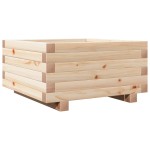 vidaXL Jardinieră de grădină, 50x50x26,5 cm, lemn masiv de pin