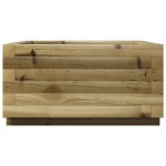 vidaXL Jardinieră de grădină 50x50x26,5 cm lemn de pin impregnat
