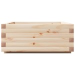 vidaXL Jardinieră de grădină, 60x60x26,5 cm, lemn masiv de pin vidaXL Jardinieră de grădină, 60x60x26,5 cm, lemn masiv de pin