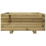 vidaXL Jardinieră de grădină, 60x60x26,5 cm, lemn de pin impregnat vidaXL Jardinieră de grădină, 60x60x26,5 cm, lemn de pin impregnat