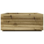 vidaXL Jardinieră de grădină, 60x60x26,5 cm, lemn de pin impregnat vidaXL Jardinieră de grădină, 60x60x26,5 cm, lemn de pin impregnat