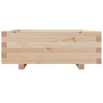 vidaXL Jardinieră de grădină, 70x70x26,5 cm, lemn masiv de pin vidaXL Jardinieră de grădină, 70x70x26,5 cm, lemn masiv de pin