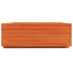 vidaXL Jardinieră grădină, maro ceruit, 70x70x26,5 cm, lemn masiv pin vidaXL Jardinieră grădină, maro ceruit, 70x70x26,5 cm, lemn masiv pin