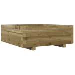 vidaXL Jardinieră de grădină, 70x70x26,5 cm, lemn de pin impregnat vidaXL Jardinieră de grădină, 70x70x26,5 cm, lemn de pin impregnat