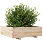 vidaXL Jardinieră de grădină, 80x80x26,5 cm, lemn masiv de pin