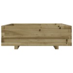 vidaXL Jardinieră de grădină, 80x80x26,5 cm, lemn de pin impregnat vidaXL Jardinieră de grădină, 80x80x26,5 cm, lemn de pin impregnat
