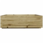 vidaXL Jardinieră de grădină, 80x80x26,5 cm, lemn de pin impregnat vidaXL Jardinieră de grădină, 80x80x26,5 cm, lemn de pin impregnat