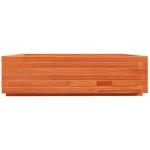 vidaXL Jardinieră grădină, maro ceruit, 90x90x26,5 cm, lemn masiv pin vidaXL Jardinieră grădină, maro ceruit, 90x90x26,5 cm, lemn masiv pin