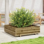 vidaXL Jardinieră de grădină, 90x90x26,5 cm, lemn de pin impregnat vidaXL Jardinieră de grădină, 90x90x26,5 cm, lemn de pin impregnat