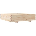 vidaXL Jardinieră de grădină, 100x100x26,5 cm, lemn masiv de pin vidaXL Jardinieră de grădină, 100x100x26,5 cm, lemn masiv de pin