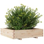 vidaXL Jardinieră de grădină, 100x100x26,5 cm, lemn masiv de pin vidaXL Jardinieră de grădină, 100x100x26,5 cm, lemn masiv de pin