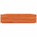 vidaXL Jardinieră grădină, maro ceruit, 100x100x26,5cm, lemn masiv pin vidaXL Jardinieră grădină, maro ceruit, 100x100x26,5cm, lemn masiv pin