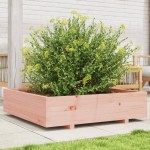 vidaXL Jardinieră de grădină, 100x100x26,5 cm, lemn masiv Douglas vidaXL Jardinieră de grădină, 100x100x26,5 cm, lemn masiv Douglas
