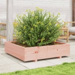 vidaXL Jardinieră de grădină, 100x100x26,5 cm, lemn masiv Douglas vidaXL Jardinieră de grădină, 100x100x26,5 cm, lemn masiv Douglas