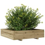 vidaXL Jardinieră de grădină, 100x100x26,5 cm, lemn de pin impregnat vidaXL Jardinieră de grădină, 100x100x26,5 cm, lemn de pin impregnat