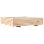 vidaXL Jardinieră de grădină, 110x110x26,5 cm, lemn masiv de pin