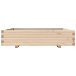 vidaXL Jardinieră de grădină, 110x110x26,5 cm, lemn masiv de pin