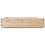 vidaXL Jardinieră de grădină, 110x110x26,5 cm, lemn masiv de pin