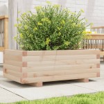 vidaXL Jardinieră de grădină, 70x40x26,5 cm, lemn masiv de pin vidaXL Jardinieră de grădină, 70x40x26,5 cm, lemn masiv de pin