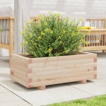 vidaXL Jardinieră de grădină, 70x40x26,5 cm, lemn masiv de pin vidaXL Jardinieră de grădină, 70x40x26,5 cm, lemn masiv de pin