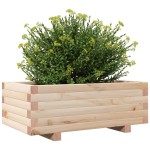 vidaXL Jardinieră de grădină, 70x40x26,5 cm, lemn masiv de pin vidaXL Jardinieră de grădină, 70x40x26,5 cm, lemn masiv de pin