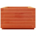 vidaXL Jardinieră grădină, maro ceruit, 70x40x26,5 cm, lemn masiv pin vidaXL Jardinieră grădină, maro ceruit, 70x40x26,5 cm, lemn masiv pin