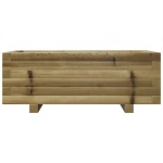 vidaXL Jardinieră de grădină, 70x40x26,5 cm, lemn de pin impregnat vidaXL Jardinieră de grădină, 70x40x26,5 cm, lemn de pin impregnat