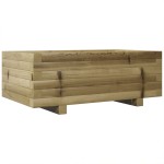 vidaXL Jardinieră de grădină, 70x40x26,5 cm, lemn de pin impregnat vidaXL Jardinieră de grădină, 70x40x26,5 cm, lemn de pin impregnat