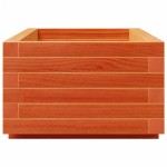 vidaXL Jardinieră grădină, maro ceruit, 90x40x26,5 cm, lemn masiv pin vidaXL Jardinieră grădină, maro ceruit, 90x40x26,5 cm, lemn masiv pin