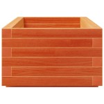 vidaXL Jardinieră grădină, maro ceruit, 110x40x26,5 cm, lemn masiv pin vidaXL Jardinieră grădină, maro ceruit, 110x40x26,5 cm, lemn masiv pin