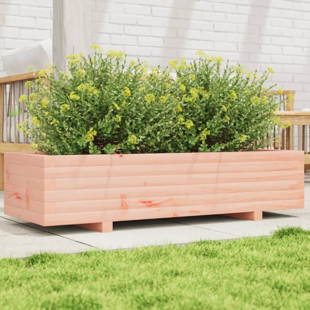 vidaXL Jardinieră de grădină, 110x40x26,5 cm, lemn masiv Douglas