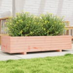 vidaXL Jardinieră de grădină, 110x40x26,5 cm, lemn masiv Douglas