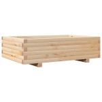 vidaXL Jardinieră de grădină, 90x60x26,5 cm, lemn masiv de pin vidaXL Jardinieră de grădină, 90x60x26,5 cm, lemn masiv de pin