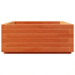 vidaXL Jardinieră grădină, maro ceruit, 90x60x26,5 cm, lemn masiv pin vidaXL Jardinieră grădină, maro ceruit, 90x60x26,5 cm, lemn masiv pin