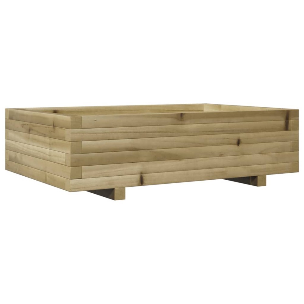 vidaXL Jardinieră de grădină, 90x60x26,5 cm, lemn de pin impregnat