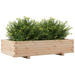 vidaXL Jardinieră de grădină, 110x60x26,5 cm, lemn masiv de pin