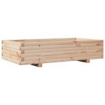 vidaXL Jardinieră de grădină, 110x60x26,5 cm, lemn masiv de pin