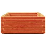 vidaXL Jardinieră grădină, maro ceruit, 110x60x26,5 cm, lemn masiv pin vidaXL Jardinieră grădină, maro ceruit, 110x60x26,5 cm, lemn masiv pin