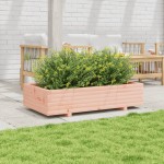 vidaXL Jardinieră de grădină, 110x60x26,5 cm, lemn masiv Douglas