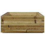 vidaXL Jardinieră de grădină, 110x60x26,5 cm, lemn de pin impregnat