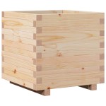vidaXL Jardinieră de grădină, 50x50x49,5 cm, lemn masiv de pin vidaXL Jardinieră de grădină, 50x50x49,5 cm, lemn masiv de pin