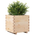vidaXL Jardinieră de grădină, 50x50x49,5 cm, lemn masiv de pin vidaXL Jardinieră de grădină, 50x50x49,5 cm, lemn masiv de pin